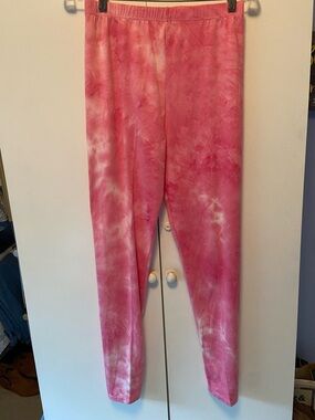 Tie-Dye Pink Women's Leggings